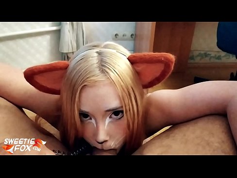 ❤️ Kitsune engole a pila e o esperma na boca ❤❌ Porno em nós ﹏